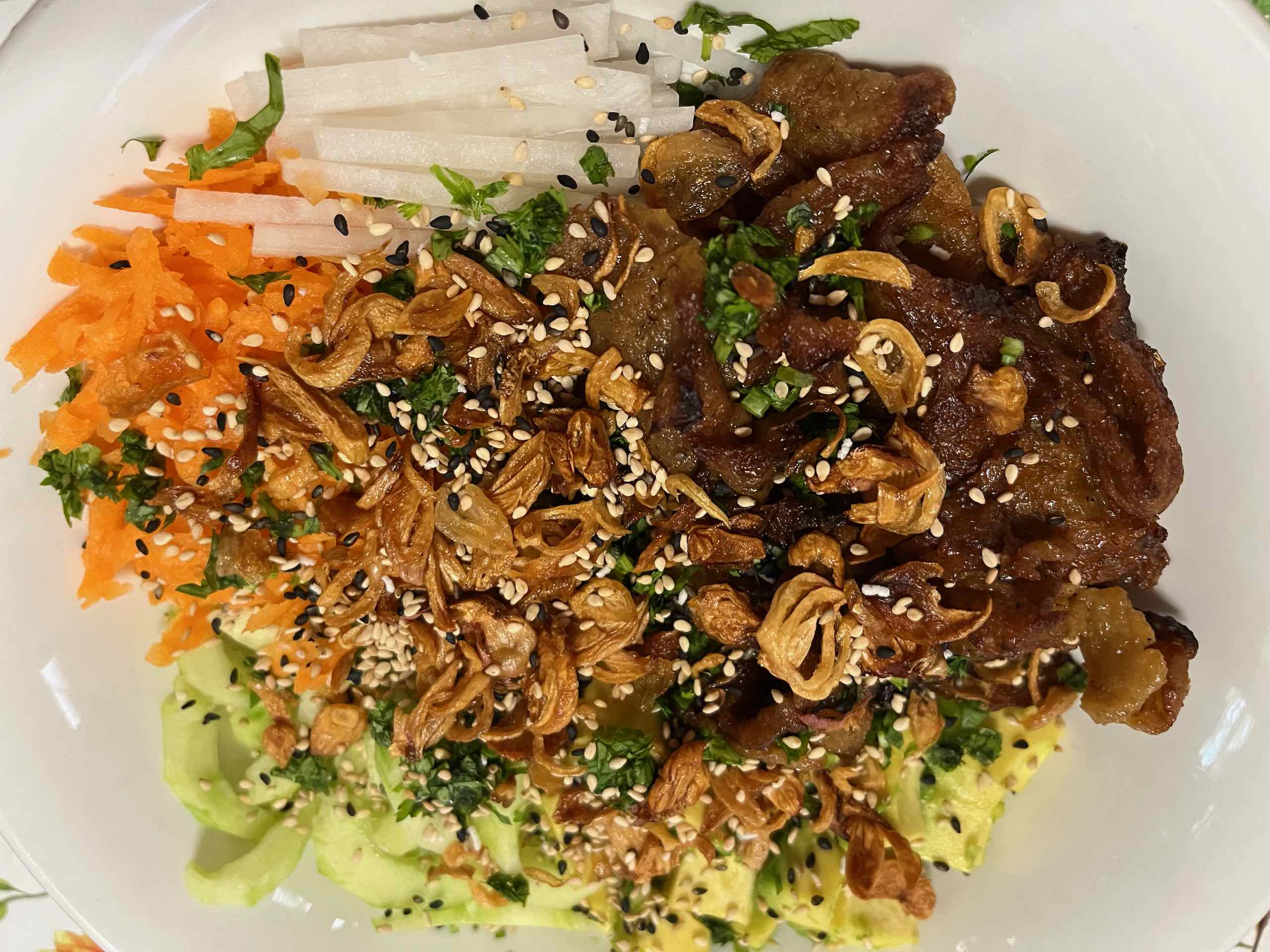 Vegan poke bowl featured image